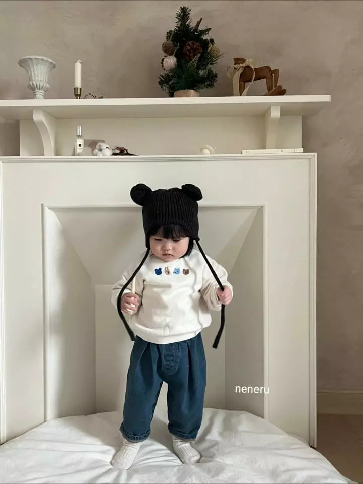 Neneru - Korean Baby Fashion - #babyoninstagram - Color Bear Tee - 6