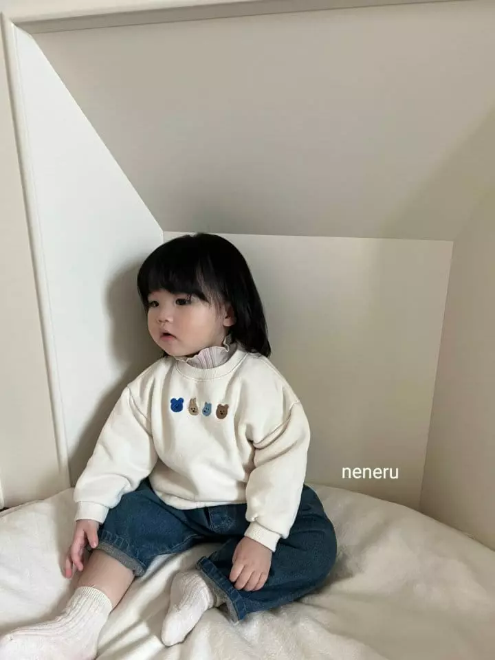 Neneru - Korean Baby Fashion - #babyoutfit - Color Bear Tee - 8
