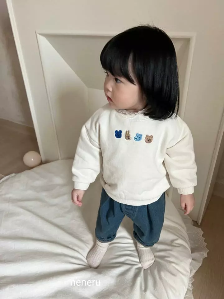 Neneru - Korean Baby Fashion - #babyoutfit - Color Bear Tee - 9