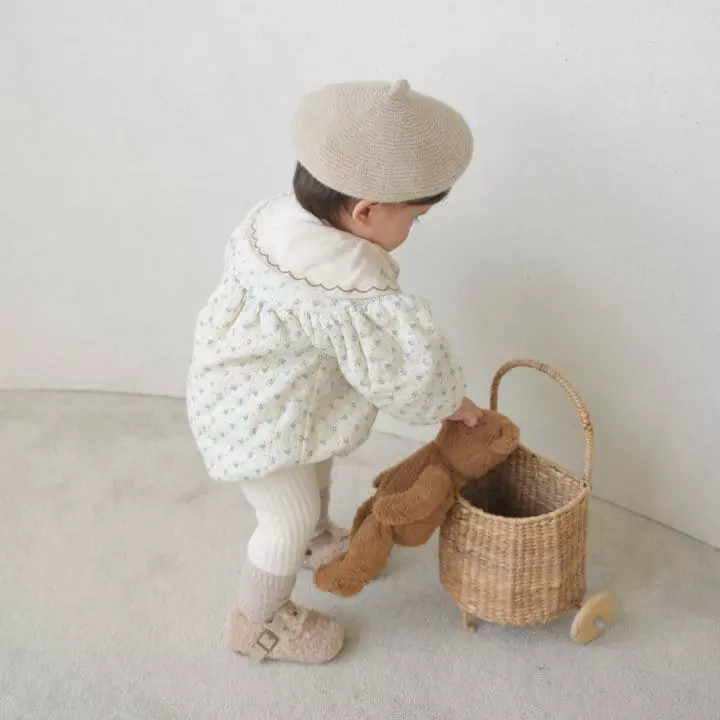Neneru - Korean Baby Fashion - #babywear - Fresh Flower Bodysuit - 2