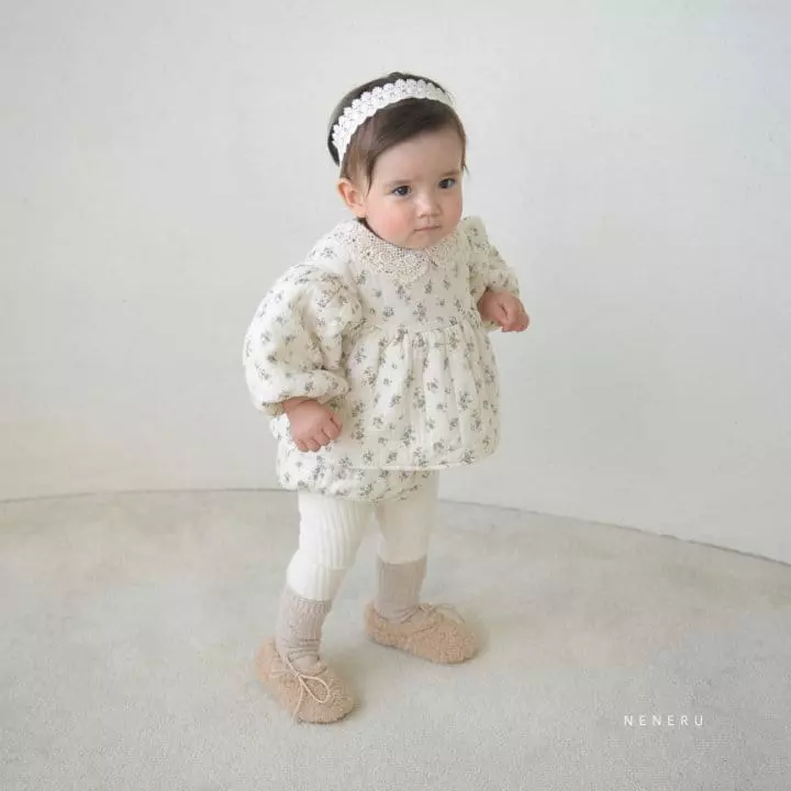 Neneru - Korean Baby Fashion - #babywear - Only U Collar Bloomer Set - 5