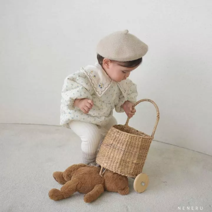 Neneru - Korean Baby Fashion - #onlinebabyboutique - Fresh Flower Bodysuit - 3
