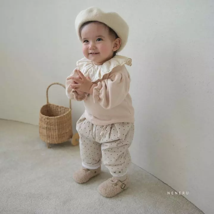 Neneru - Korean Baby Fashion - #onlinebabyshop - Bebe Dong Collar Tee - 8