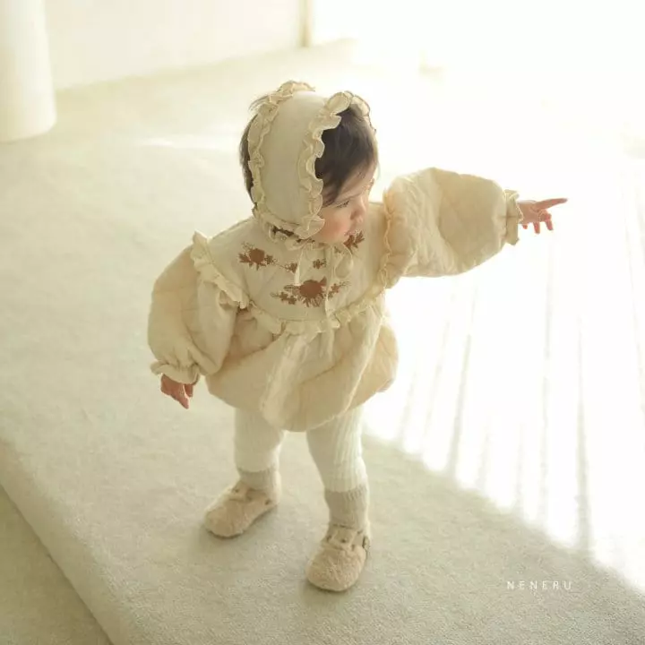 Neneru - Korean Baby Fashion - #smilingbaby - Duomo Quilting Bodysuit
