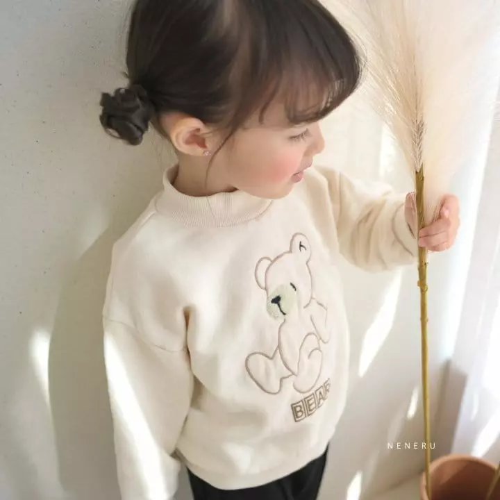 Neneru - Korean Children Fashion - #Kfashion4kids - Line Bear Tee - 6