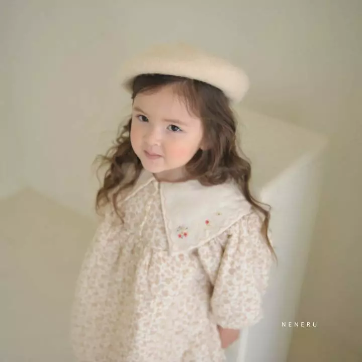 Neneru - Korean Children Fashion - #Kfashion4kids - Fresh Flower One-piece - 12