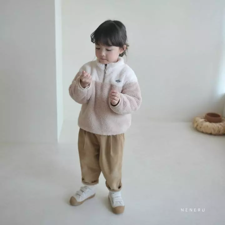 Neneru - Korean Children Fashion - #childofig - Boa Anorak Tee - 2