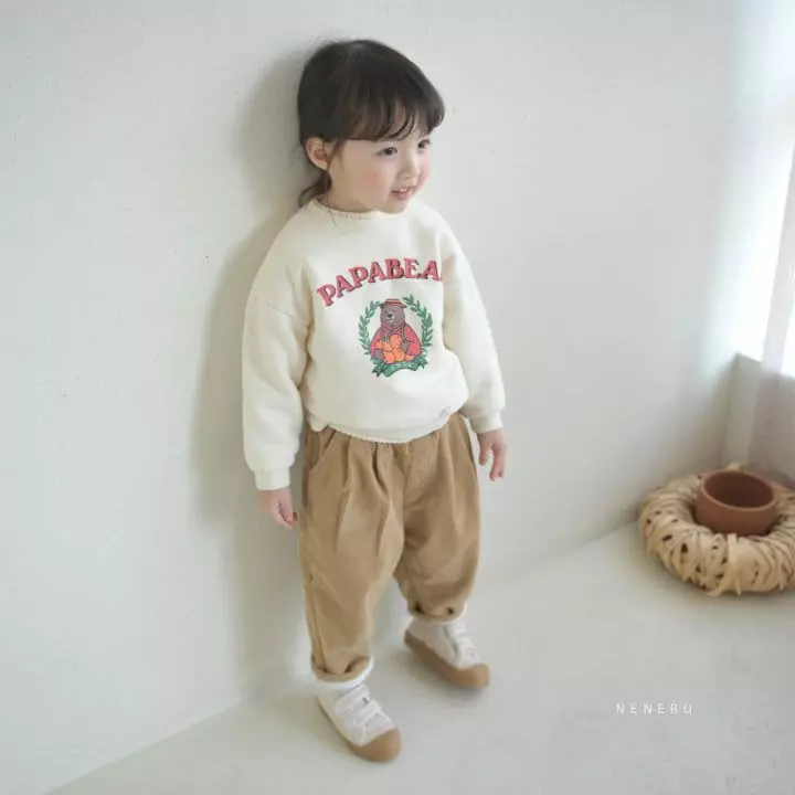 Neneru - Korean Children Fashion - #childofig - Orange Bear Tee