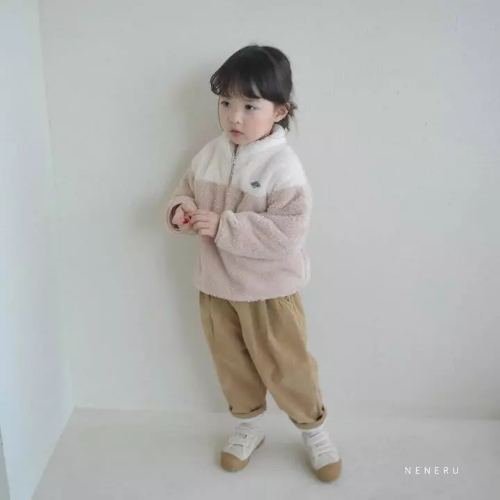 Neneru - Korean Children Fashion - #childofig - Boa Anorak Tee - 4