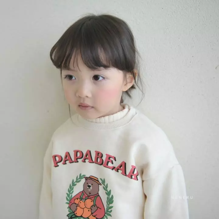 Neneru - Korean Children Fashion - #childrensboutique - Orange Bear Tee - 3