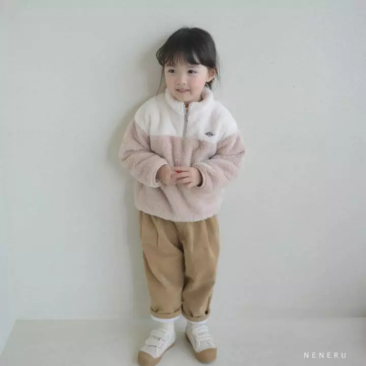 Neneru - Korean Children Fashion - #discoveringself - Boa Anorak Tee - 6