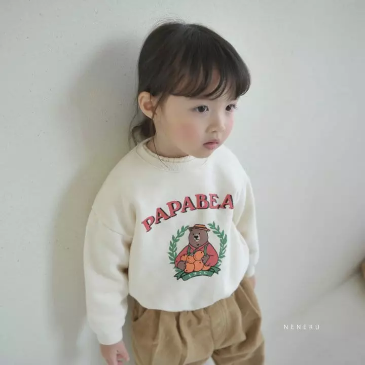 Neneru - Korean Children Fashion - #discoveringself - Orange Bear Tee - 5