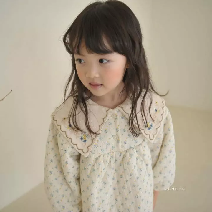 Neneru - Korean Children Fashion - #discoveringself - Fresh Flower One-piece - 7