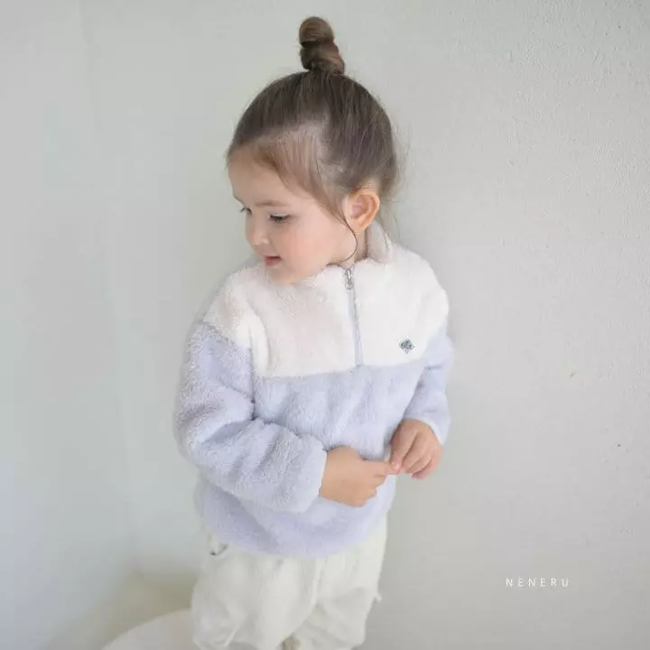 Neneru - Korean Children Fashion - #fashionkids - Boa Anorak Tee - 7