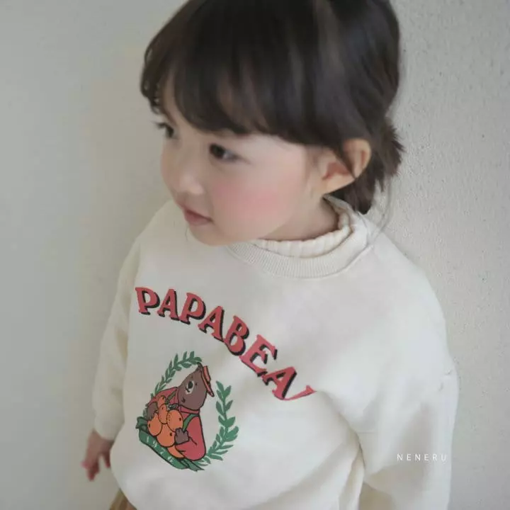 Neneru - Korean Children Fashion - #fashionkids - Orange Bear Tee - 6