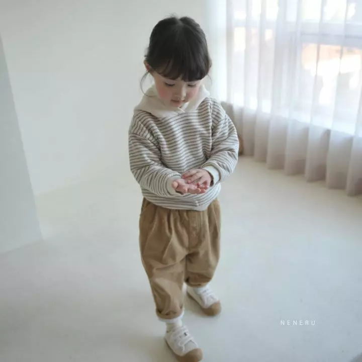 Neneru - Korean Children Fashion - #fashionkids - Ribbon Hoody Tee - 5