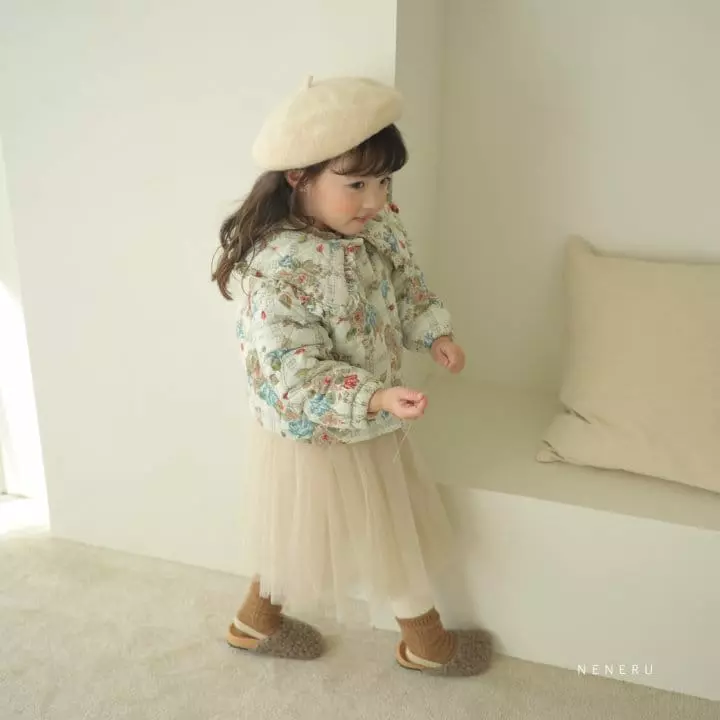 Neneru - Korean Children Fashion - #fashionkids - Adell Flower Padding - 3