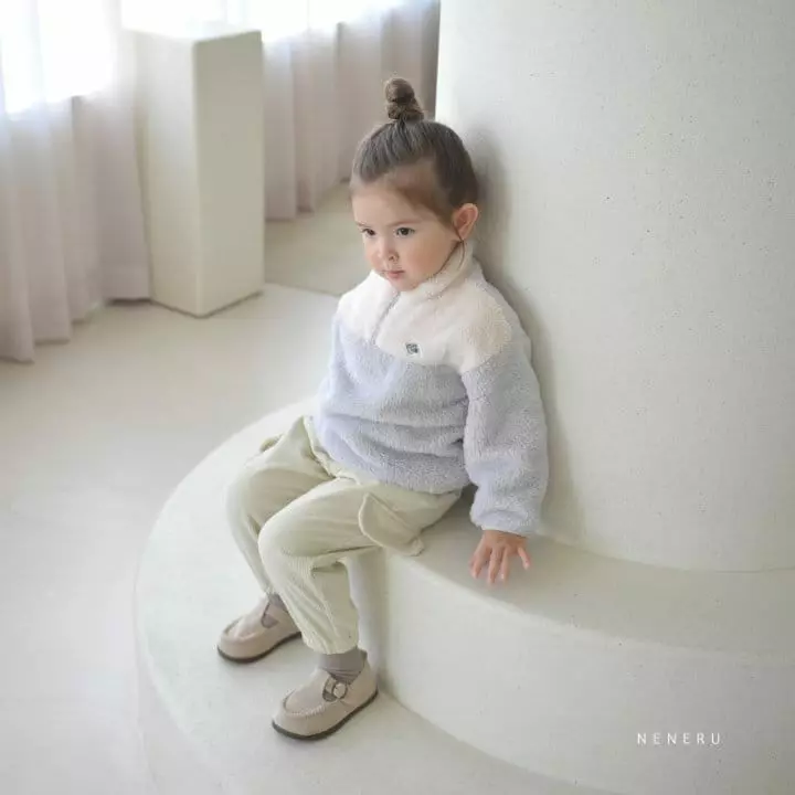 Neneru - Korean Children Fashion - #kidsshorts - Boa Anorak Tee - 8