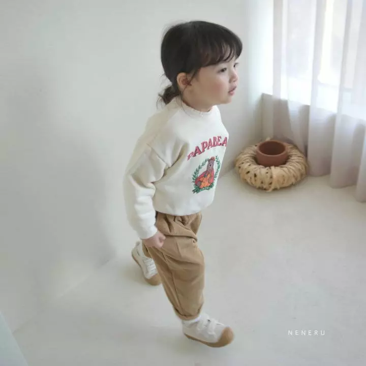 Neneru - Korean Children Fashion - #kidsshorts - Orange Bear Tee - 7