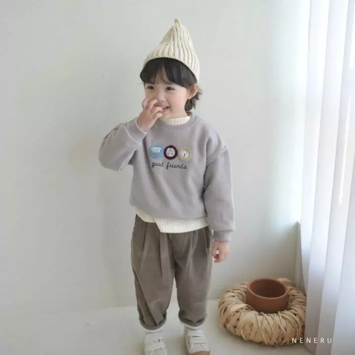 Neneru - Korean Children Fashion - #kidsshorts - Good Friends Tee - 5