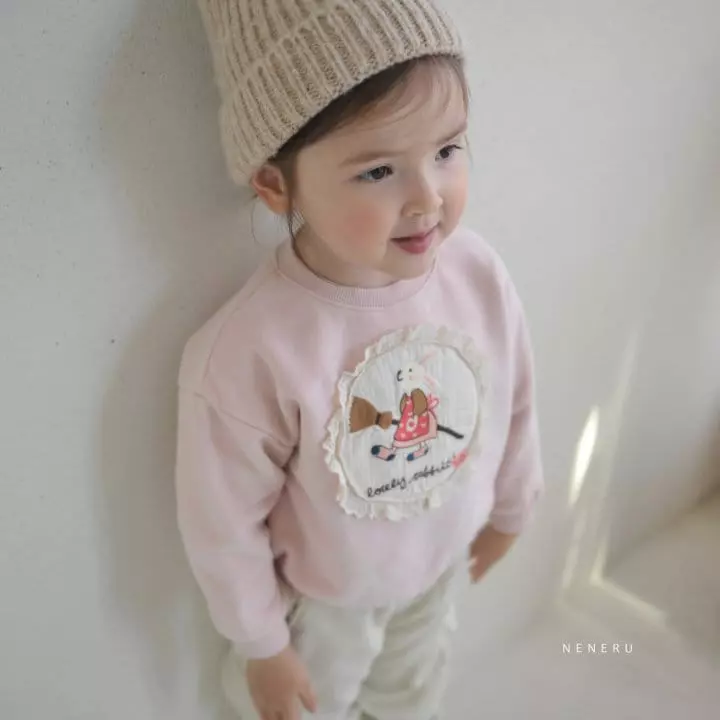 Neneru - Korean Children Fashion - #fashionkids - Moon Rabbit Tee - 4