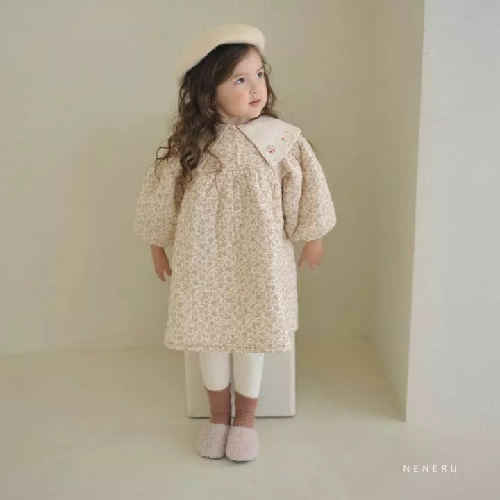 Neneru - Korean Children Fashion - #kidsshorts - Fresh Flower One-piece - 9