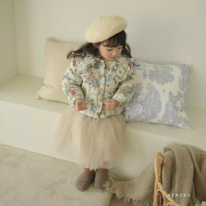 Neneru - Korean Children Fashion - #kidsstore - Adell Flower Padding - 5