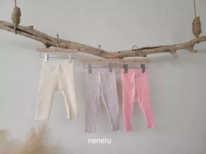 Neneru - Korean Children Fashion - #kidsstore - Rib Leggings - 4