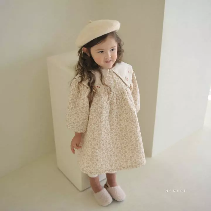 Neneru - Korean Children Fashion - #kidzfashiontrend - Fresh Flower One-piece - 11