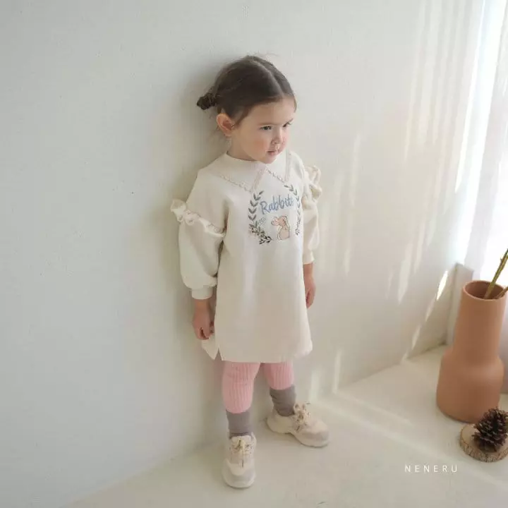 Neneru - Korean Children Fashion - #kidzfashiontrend - coco Rabbit  One-piece - 10