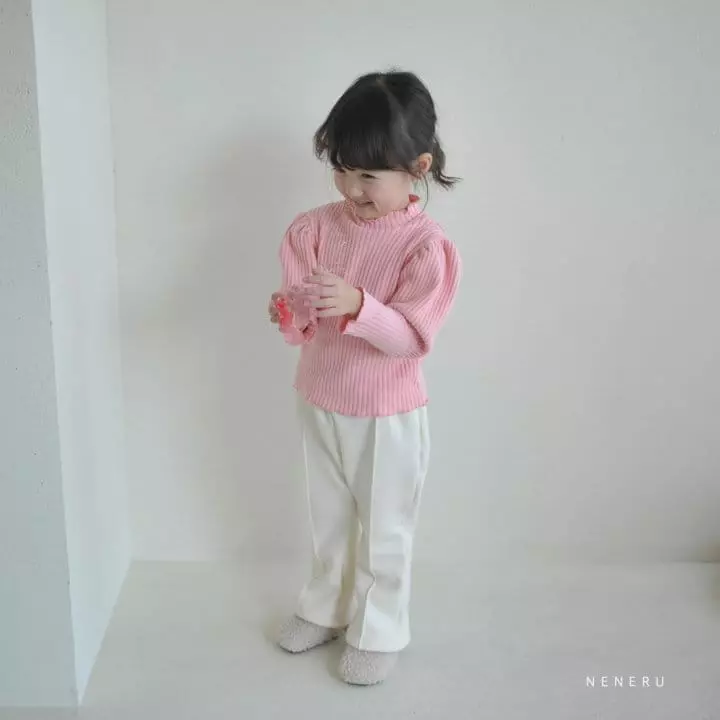 Neneru - Korean Children Fashion - #littlefashionista - Kid Puff Rib Tee