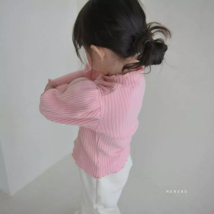 Neneru - Korean Children Fashion - #magicofchildhood - Kid Puff Rib Tee - 2