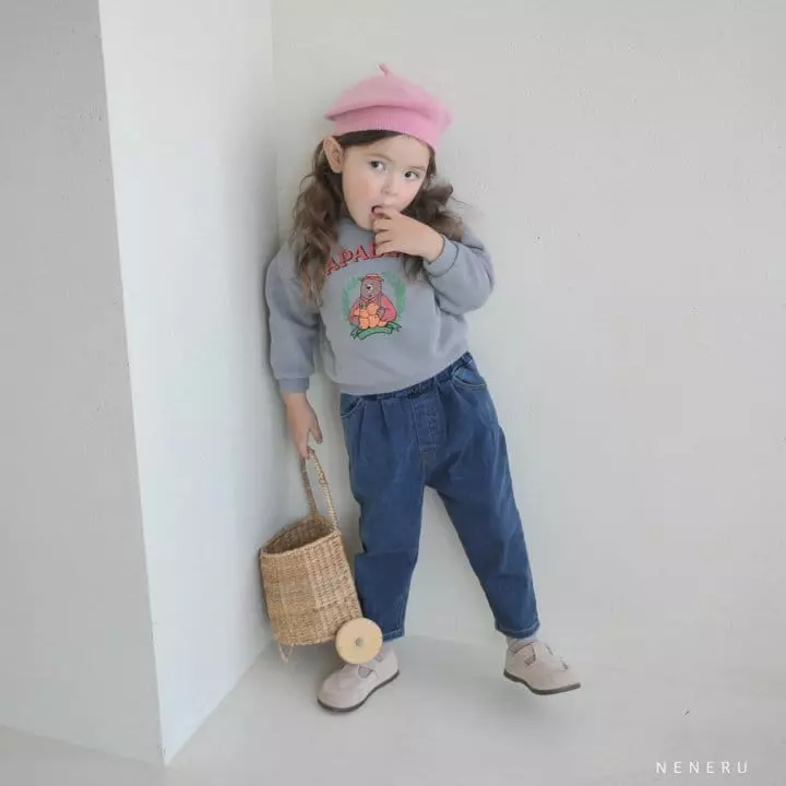 Neneru - Korean Children Fashion - #magicofchildhood - Orange Bear Tee - 12