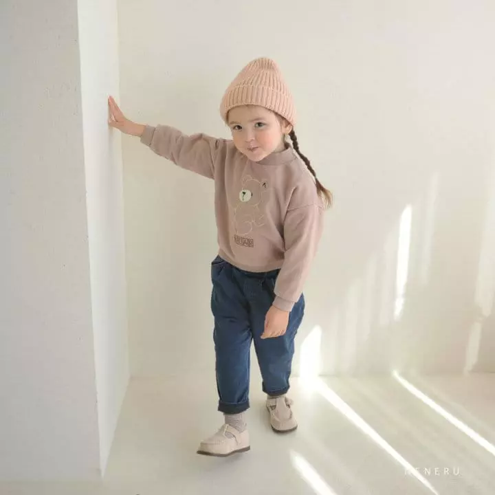 Neneru - Korean Children Fashion - #magicofchildhood - Line Bear Tee - 8