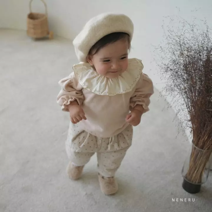 Neneru - Korean Children Fashion - #minifashionista - Kid Dong Collar Tee - 6