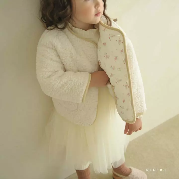 Neneru - Korean Children Fashion - #minifashionista - Reversible Boa Jacket - 11