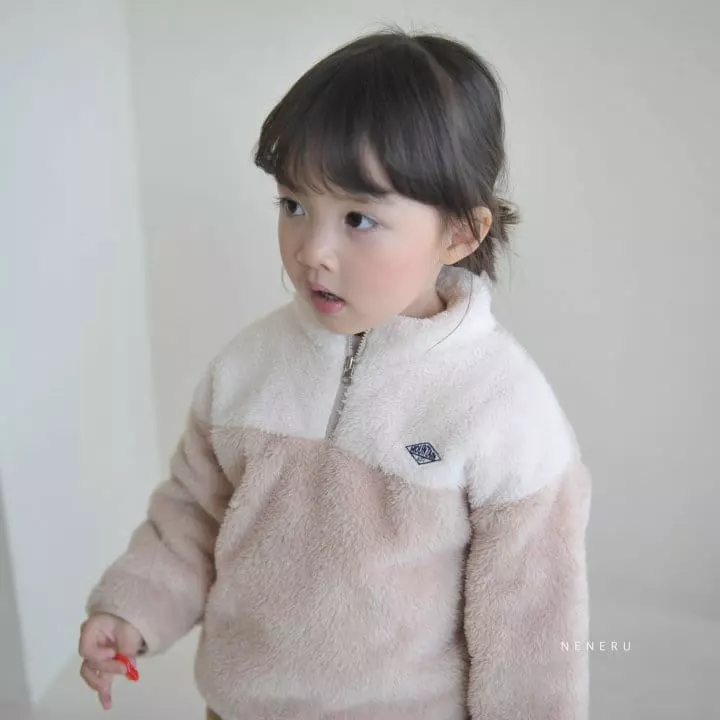 Neneru - Korean Children Fashion - #prettylittlegirls - Boa Anorak Tee