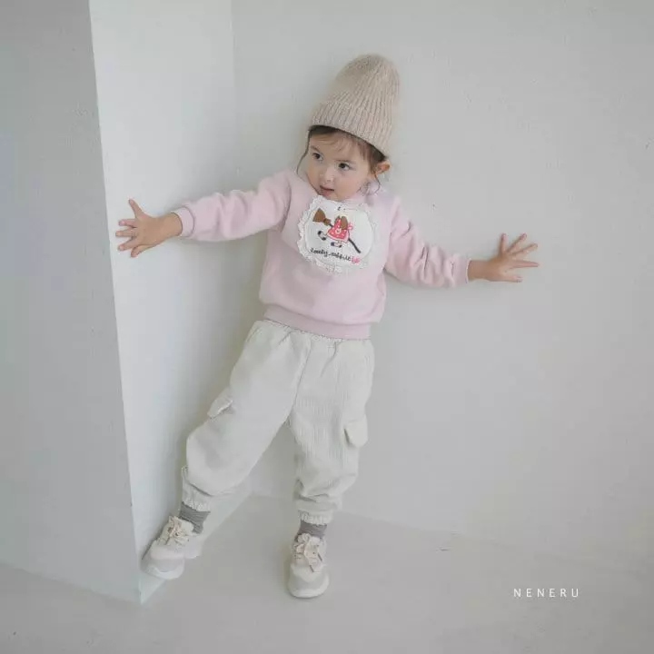 Neneru - Korean Children Fashion - #prettylittlegirls - Jogger Rib Pants - 6