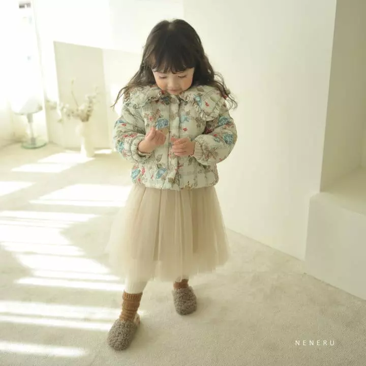 Neneru - Korean Children Fashion - #prettylittlegirls - Adell Flower Padding - 11