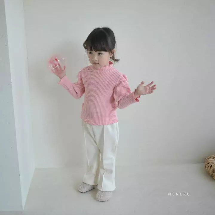 Neneru - Korean Children Fashion - #toddlerclothing - Lumi Bootscut Pants - 11