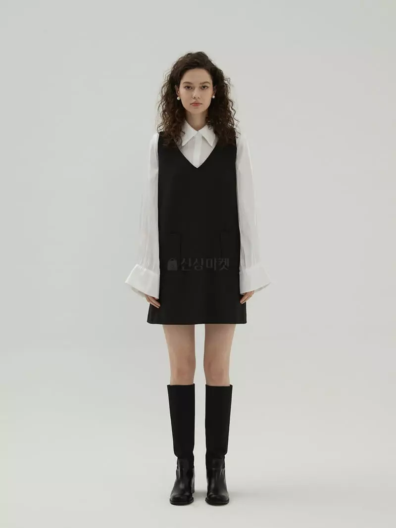 Neroli36 - Korean Women Fashion - #momslook - Pocket One-piece