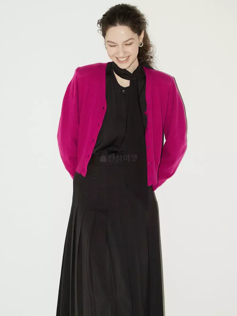 Neroli36 - Korean Women Fashion - #momslook - Cash Pad Caridgan - 5