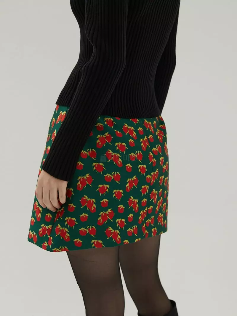 Neroli36 - Korean Women Fashion - #momslook - Jacquard Skirt - 3