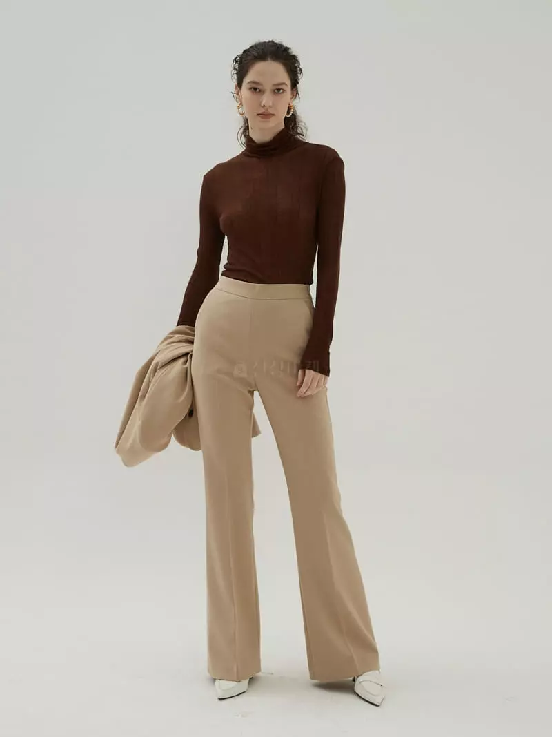 Neroli36 - Korean Women Fashion - #momslook - Wave Tee - 2