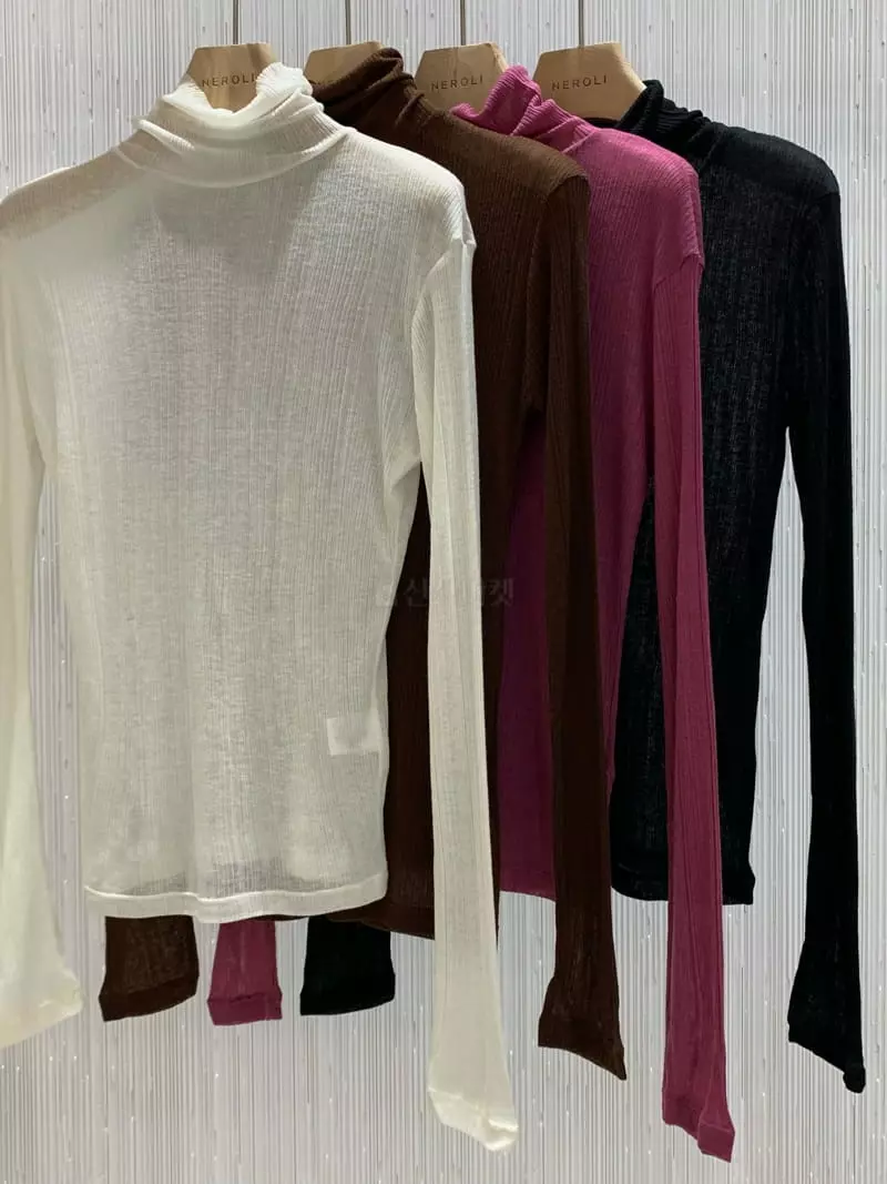 Neroli36 - Korean Women Fashion - #womensfashion - Wave Tee - 4