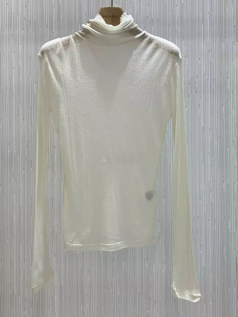 Neroli36 - Korean Women Fashion - #momslook - Wave Tee - 6