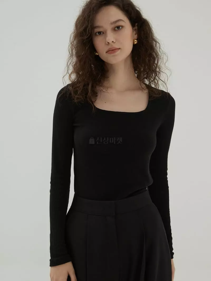 Neroli36 - Korean Women Fashion - #momslook - Emma Rib Tee