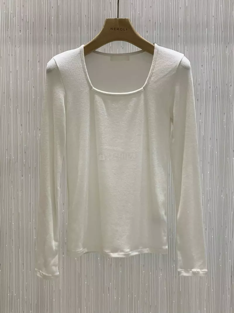 Neroli36 - Korean Women Fashion - #momslook - Emma Rib Tee - 7