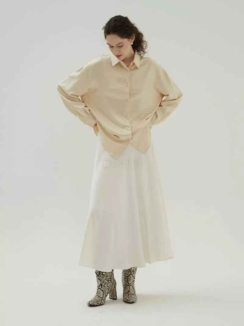 Neroli36 - Korean Women Fashion - #momslook - Shatin Shirt - 3