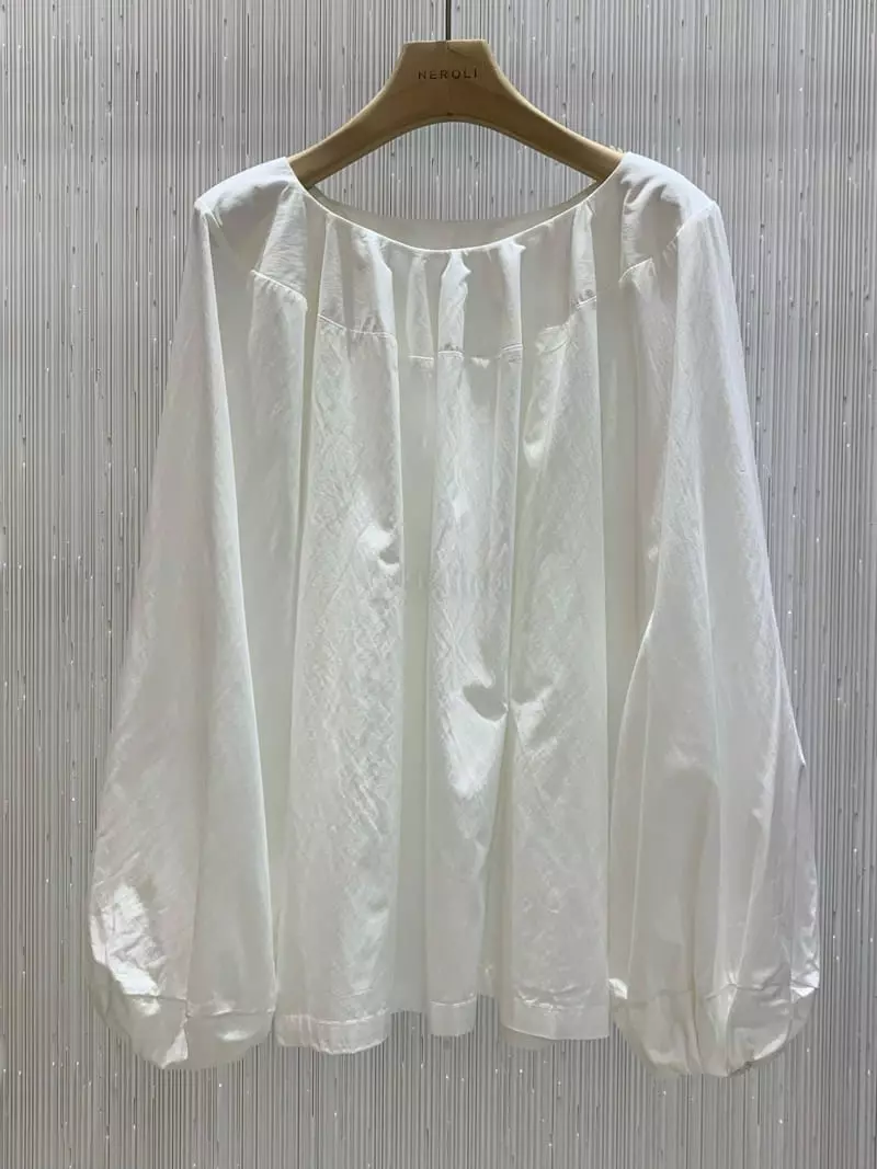 Neroli36 - Korean Women Fashion - #momslook - ena Puff Blouse - 8